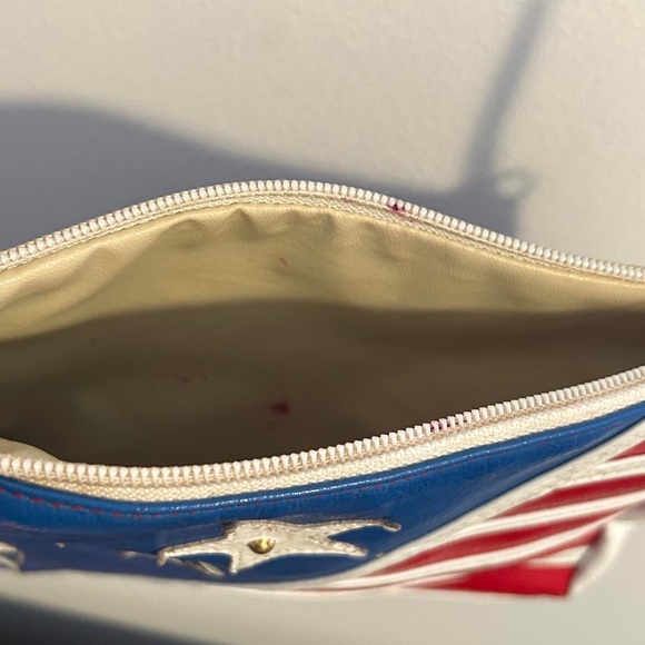 Leather American Flag Crossbody Bag - Picture 3 of 6